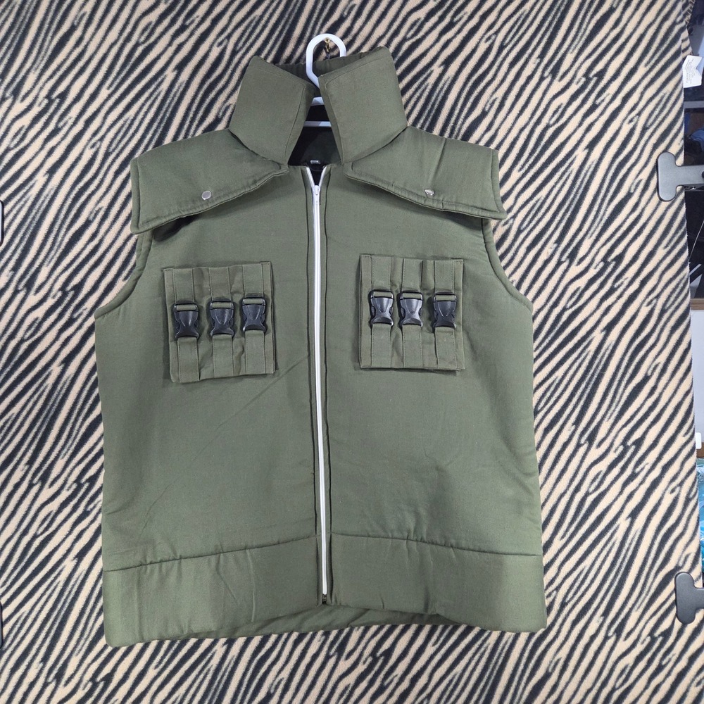 NWT Naruto Kakashi Jonin Green Tactical Flak Vest Cosplay Costume Anime 2XL